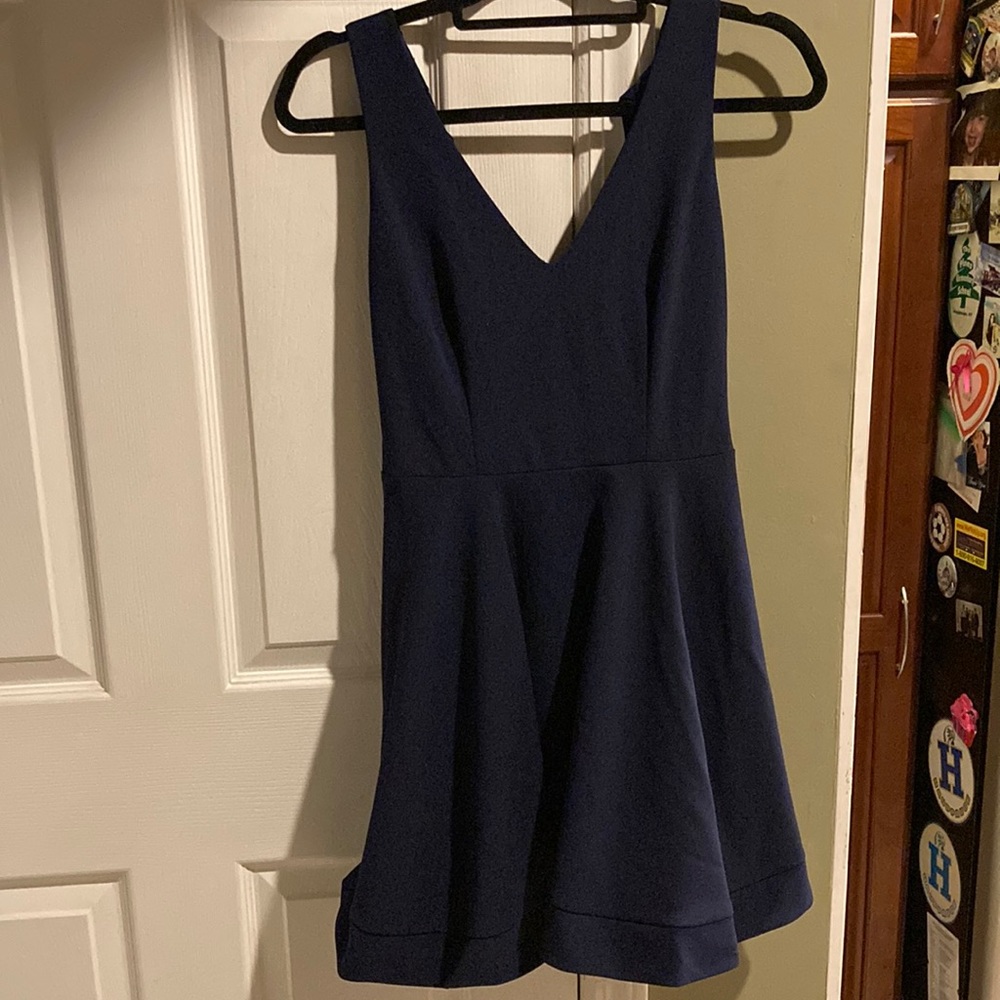 B. Darlin - Navy Blue Skater Style Dress